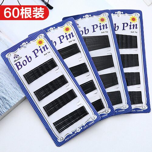 Black hair clips, small clamps, hair accessories, bun side c