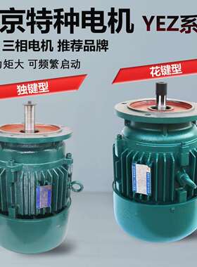 南京特种花键独键系列YEZ112L-4型4.5KW/YEZ112S-4型.0kw电动机