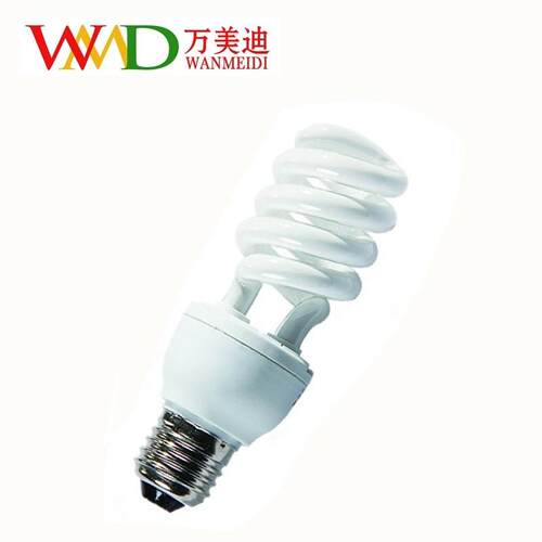 厂家三基色小半螺节能灯螺旋灯泡家居E27螺口卡口5W-20W灯泡