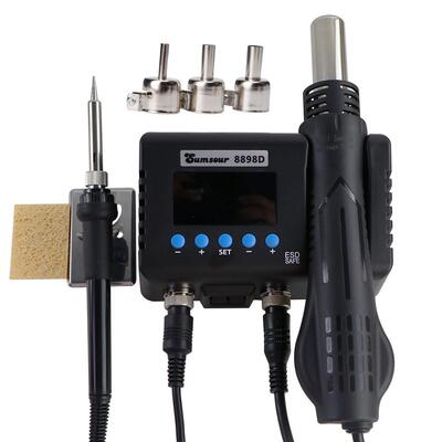 713显新品维8898D双数可调焊温台修焊接工具