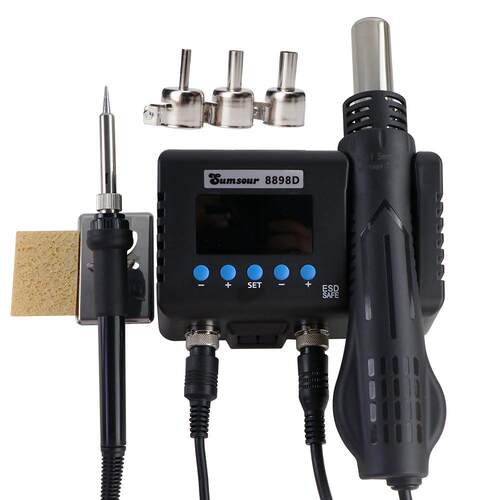 品新8898D双显数可调维温焊Sumsour台修焊接工具