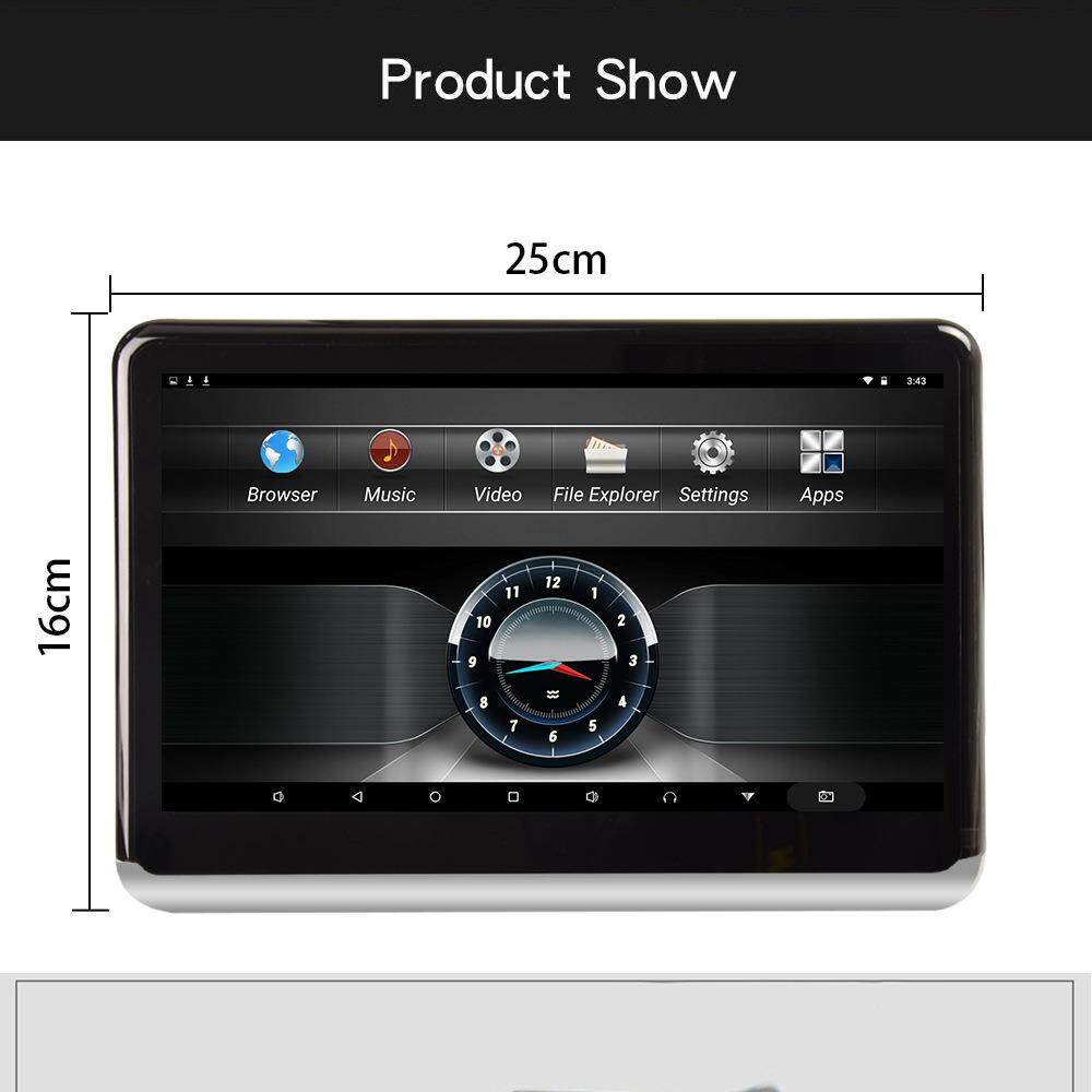 10.1寸安卓显示器车载电视后排娱乐安卓显示器10.1寸外挂头枕安卓