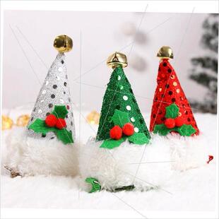 Santa hat bobby pin cartoon hair buckle sells cute dress up