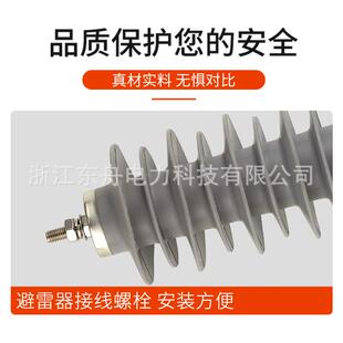 33kV 14伞 东舟电力厂家生产出口10kA外贸避雷器YH10W