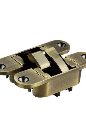 哥爵士隐形门合页三维可调暗铰链折叠门隐藏式房门十字铰链合页