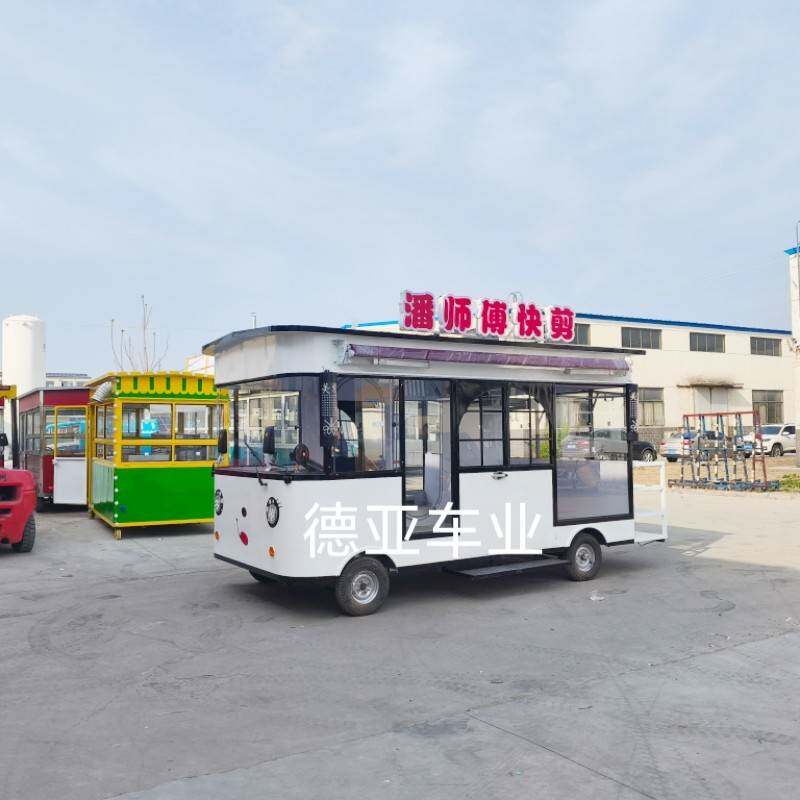移动理发车服装车美甲美睫车冷饮车咖啡奶茶电动餐车冷饮车小吃车