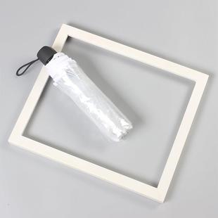 正品 全自透明雨伞女动叠女小神清新学生三折叠伞双人网红情侣折伞