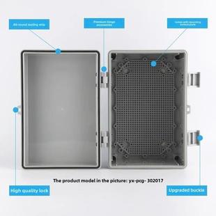 户外防水接线盒塑料配电盒扣式防水配电盒小型塑料防水配电盒