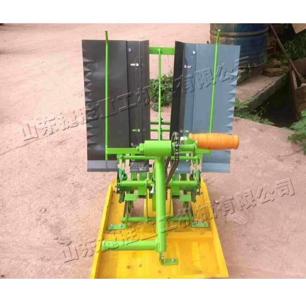 双行手BNZ摇秧式均匀插地机小型农业秧苗播种机山丘岭可调节插苗