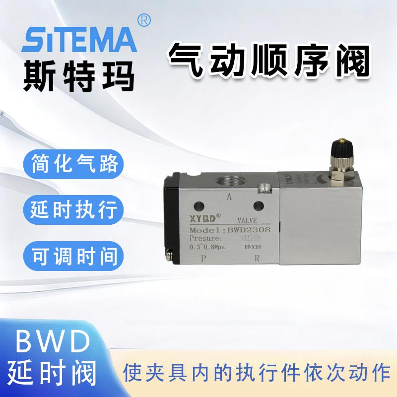 顺序阀 气动电磁阀延时阀工装夹具顺序控制器 管式顺序阀斯特玛图片