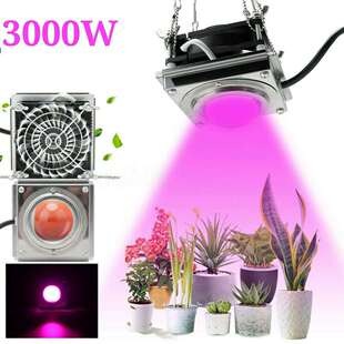 跨境新款全光谱COB植物生长灯50W/60WLED蔬菜种植多肉补光灯花卉