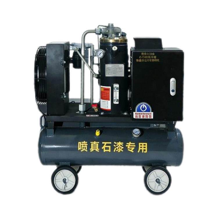 移动一体螺杆式空压机永磁变频220V工业级380V压缩机高压喷真石漆