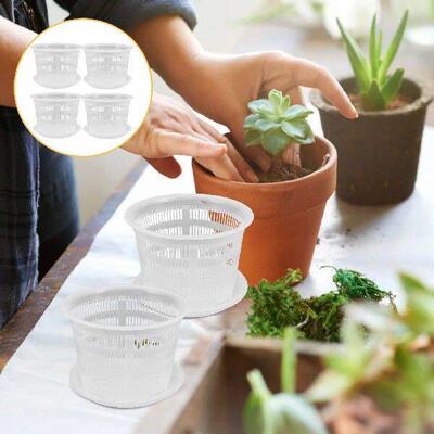 4 Pcs Orchid Pot Small Potting Pots Breathable Large