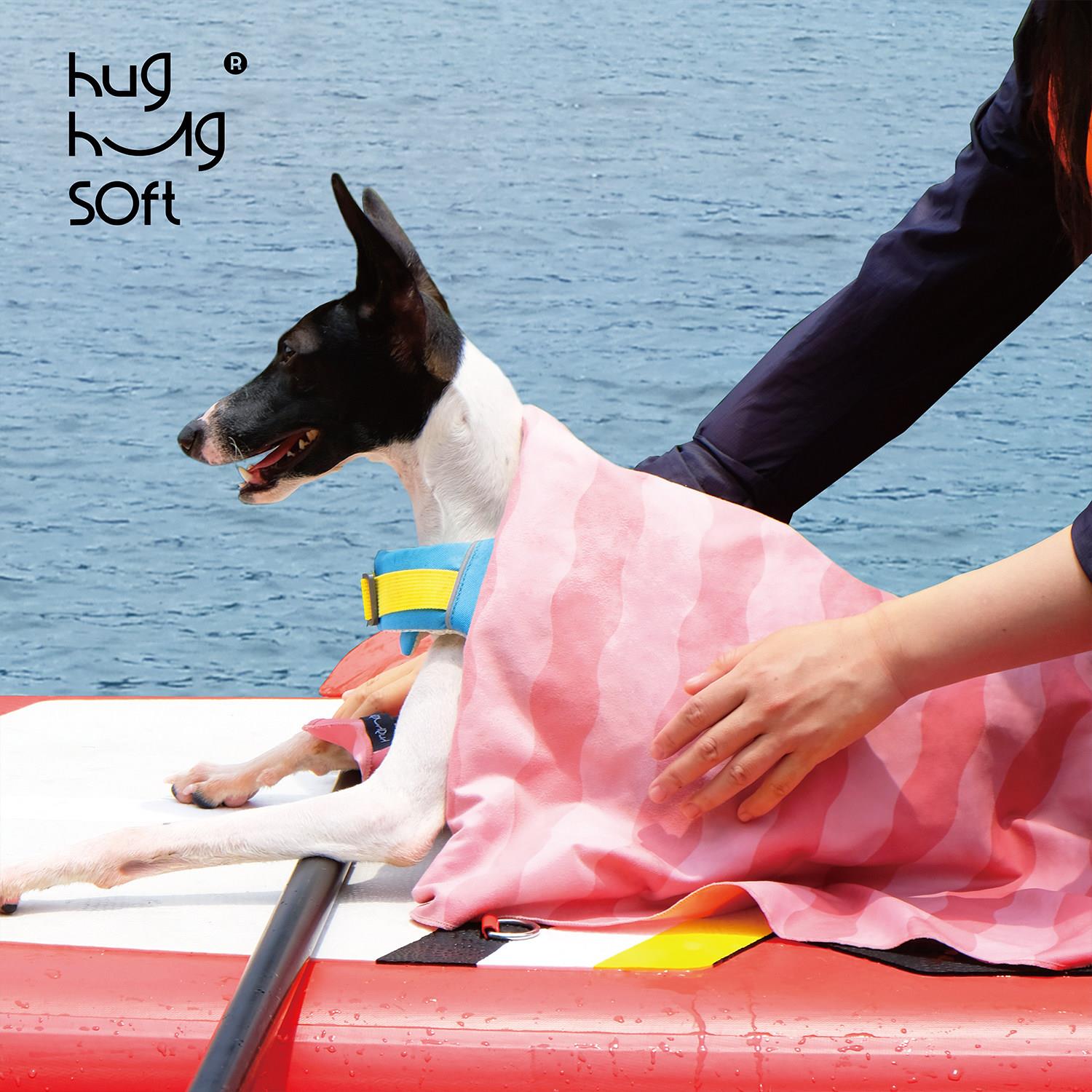 hughugsoft®宠物速干巾猫狗毛巾玩水洗澡浴巾可携式吸水加大速干