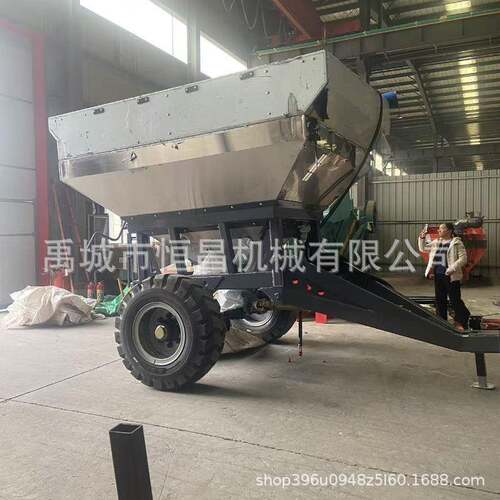 加肥上肥车 容积7方运粮车新款不锈钢运粮加肥上肥车 容积7方运粮