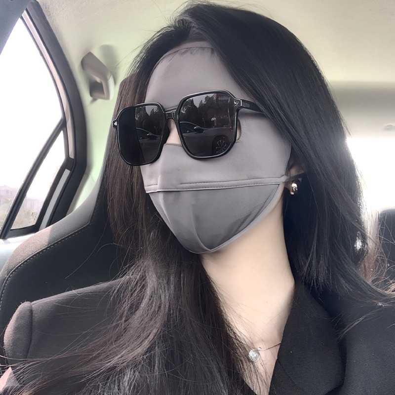 紫外线防晒面罩口罩透气遮阳面罩