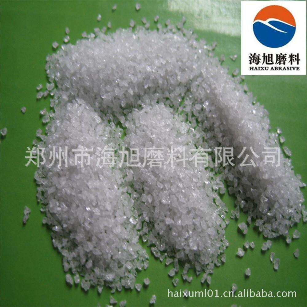 汽车零配件表面污锈清洁用白刚玉飞机机翼喷砂白刚玉