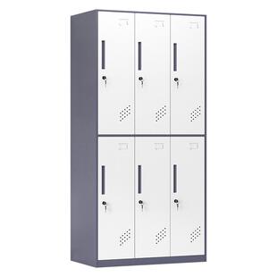 拆装 更衣柜钢制员工铁皮柜健身房浴室换衣柜宿舍带锁储物柜