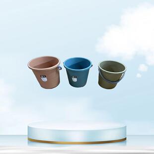 Simple and Durable Plastic Bucket - Perfect for Home, Dorm,