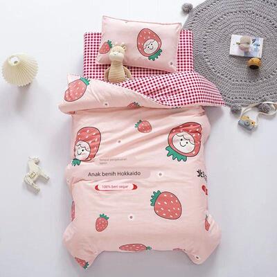 3pcs Baby Bedding Set For Baby Kindergarten Crib Bed Linen K