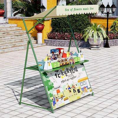 夜集红市户外网市小吃摆CML摊展示款架促销集市商场移动摊位花车