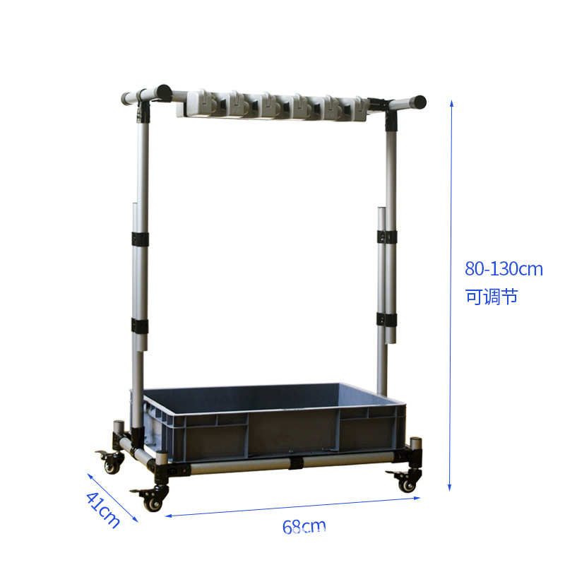 速尔墩布拖把落地式移动架捷挂架扫把架拖把架清洁工具架子可沥水