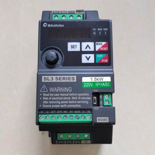 士林变频器单相220V SL3-021-1.5K2.2K 043-0.75K三相380调速控制