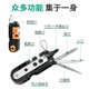 厂家 带六角多功能器扳手批发户外 外锉刀照明灯工具磨刀 便携新品