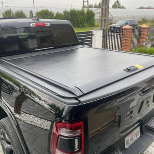 R61AGR皮卡车手E动帘盖推拉盖铝合金卷硬三折N盖卷轴盖子后斗改装