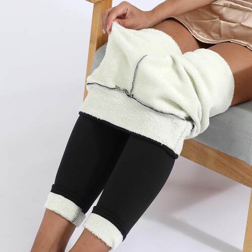 Women's Fleece Lined Leggings Women High Waisted Warm Winter