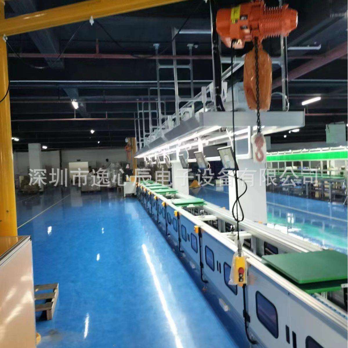 苏州生产线厂区规划电子白板触摸屏装配流水线旋转式工装板组装线
