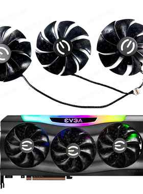 EVGA艾维克RTX3070 3070ti 3080 3080ti 3090 FTW3显卡散热风扇