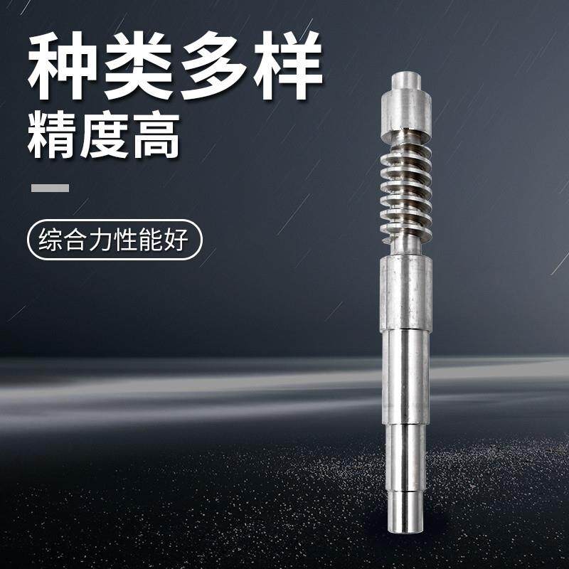 车床蜗轮蜗杆加工非标电机微型蜗杆涡轮减速机配件螺旋齿蜗轮蜗杆