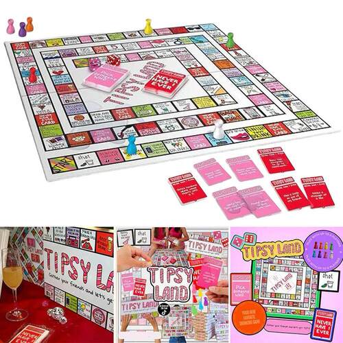 Tipsy Land Drinking Games Fun Drinking Board Game Interactiv