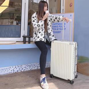 高档ROAMING行李箱男万向轮铝框牌杆箱女行箱20品登机箱子22旅寸