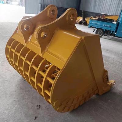 现货网格斗矿山斗栅格斗沟渠清洁用挖机筛分斗岩石网格斗