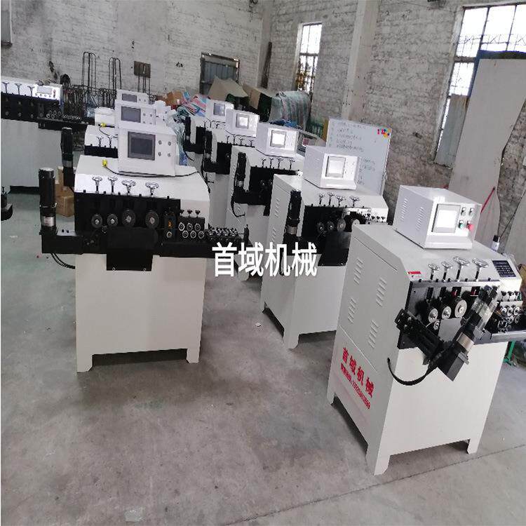 篮球架卷圆机汽车方向盘圆管方管打圈机数控全伺服小型铁线打圈机
