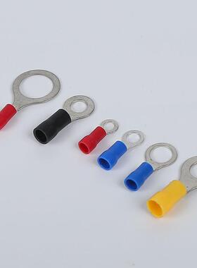 直供V5.5-4头圆形预KBX绝缘端RV5.54绝缘R端子-冷压端子接线铜鼻