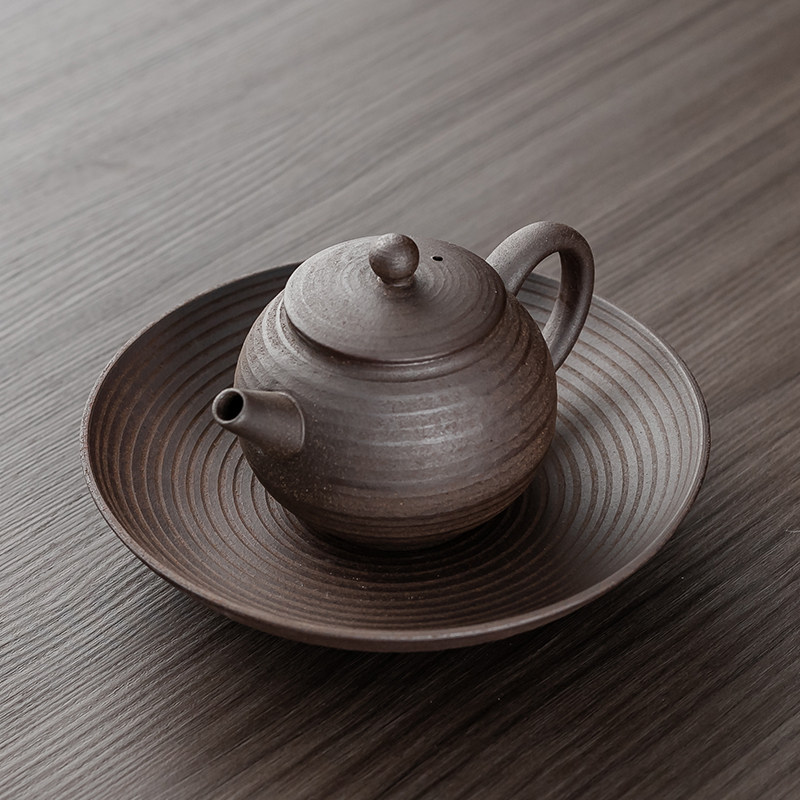 无釉粗陶茶壶手工原陶老岩泥侧把壶 古朴禅意泡茶器陶瓷功夫茶,餐饮具,茶壶,淘宝优惠券,粉丝福利购,淘宝优惠卷