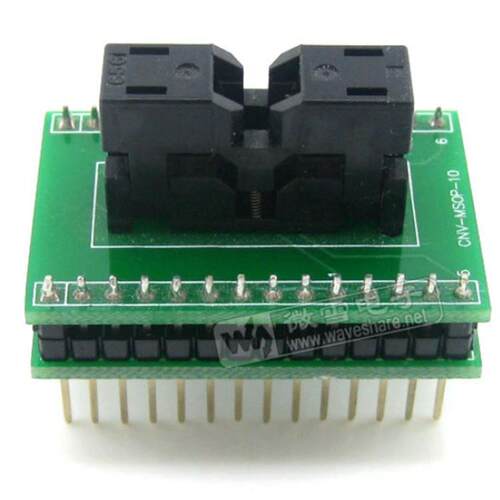 SSOP10转DIP10 IC引脚间距0.5mm 编程座 测试座 656-0102211带板