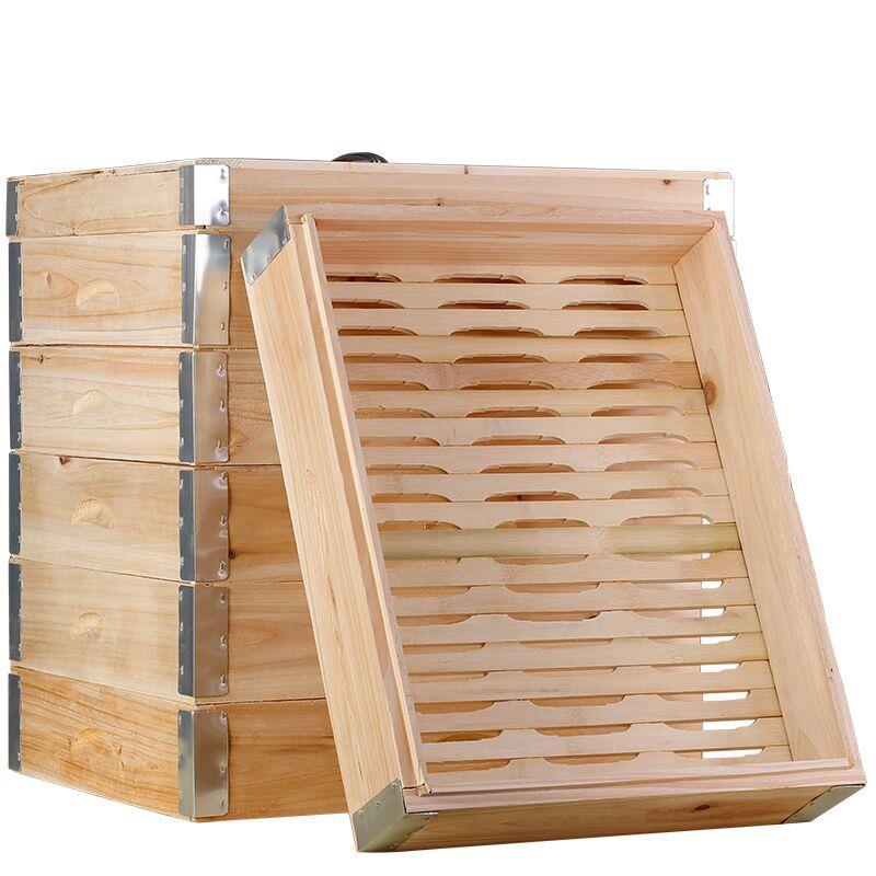 xyt40*5方型蒸笼柳杉长方蒸笼包子蒸0屉方形木形HDF制蒸笼馍木馍