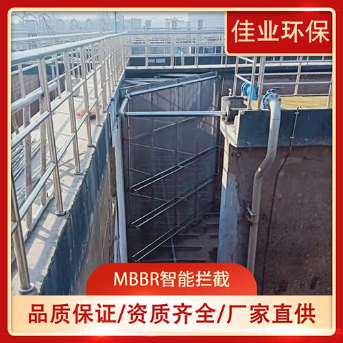 MBBR拦截网悬浮填料防堆积无损拦截系统生物膜智能拦截装置