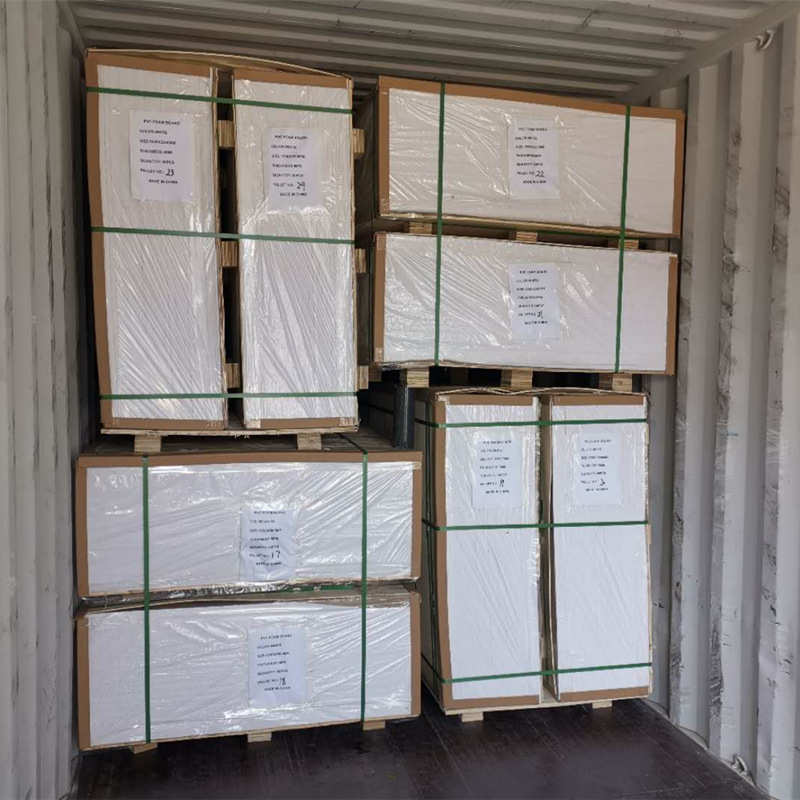 6毫米广告打印装饰雕刻喷绘包装切割雪弗板高密度结皮PVC发泡板材