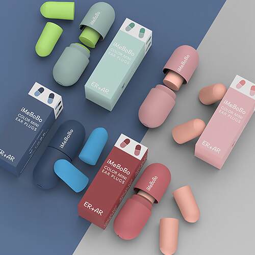 Capsule earplugs for noise cancellation, specially designed