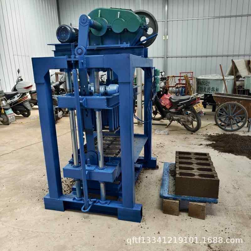 自压动真空黏土砖瓦机动按空心粘土手红机水砖泥混VBH凝土制砖机