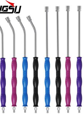 新款延长杆高压清洗机延长杆直杆弯杆1/4快接5800psi葫芦杆延长杆