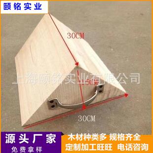 沥青三角垫木大货车止退器集装 箱熏蒸三角木车轮垫木块出口木方