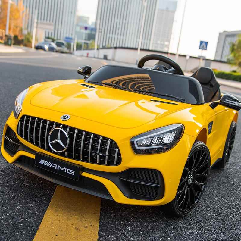 高档儿童电动汽车四轮童驱遥控摆男女宝宝小带孩玩具摇车可坐双人