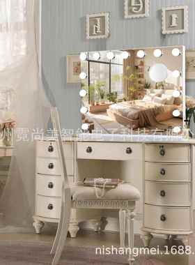 好莱妆镜1美5LE灯泡台坞881式LEDD化妆镜电商爆款LED化妆镜