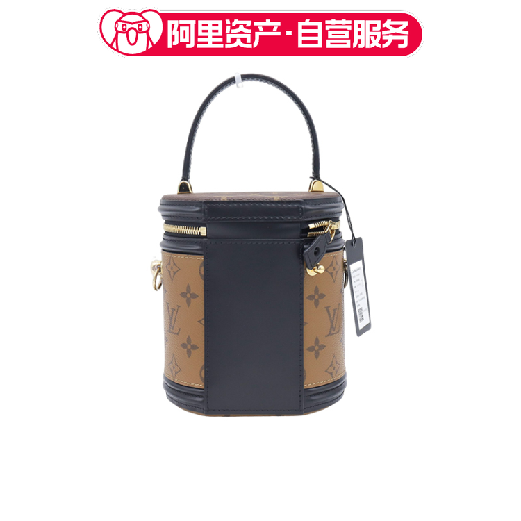 全新LV/路易威登发财桶圆筒水桶包手提单肩斜挎包